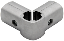 MODULAR SOLUTION D28 CONNECTOR<BR>CONNECTOR SHAFT TO DUAL END 90 DEGREE